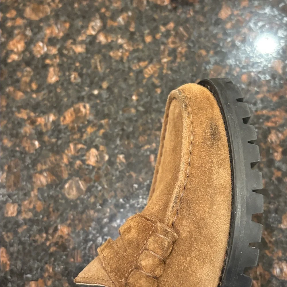 J. Crew Winona Lug Sole Penny Loafers in Toffee Size 9 - Picture 10 of 11